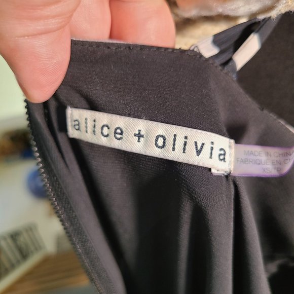 Alice & Olivia black white Maxi dress (SEE PICS) - Picture 7 of 12